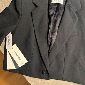 Babaton (Aritzia) Blk Arbus - Soft, Classic Fit Blazer - Cropped - sz00 - NWT